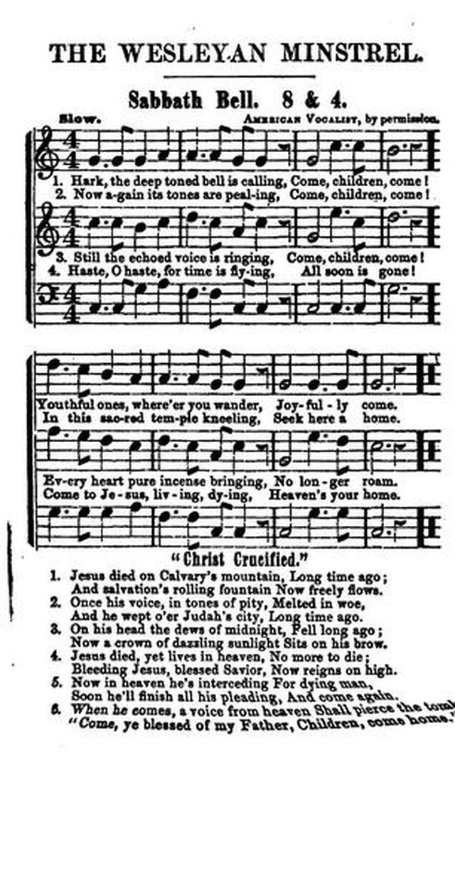 The Wesleyan Minstrel: a Collection of Hymns and Tunes. 2nd ed. page 4