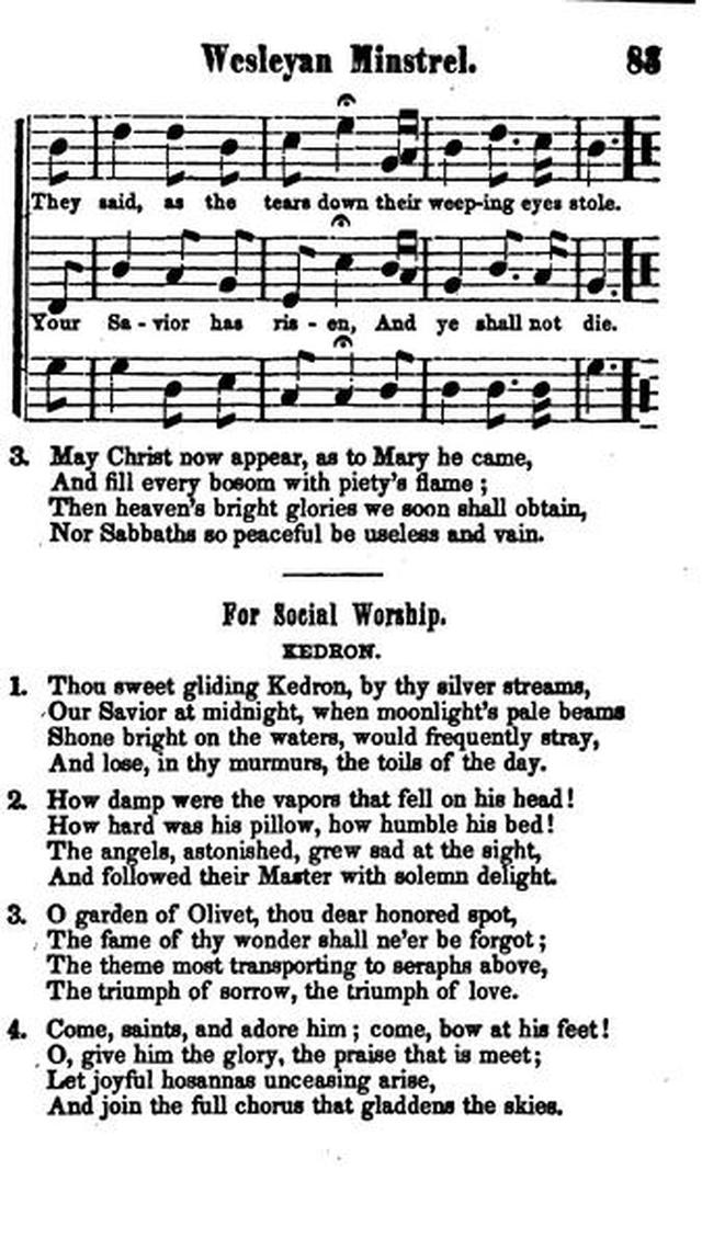 The Wesleyan Minstrel: a Collection of Hymns and Tunes. 2nd ed. page 84