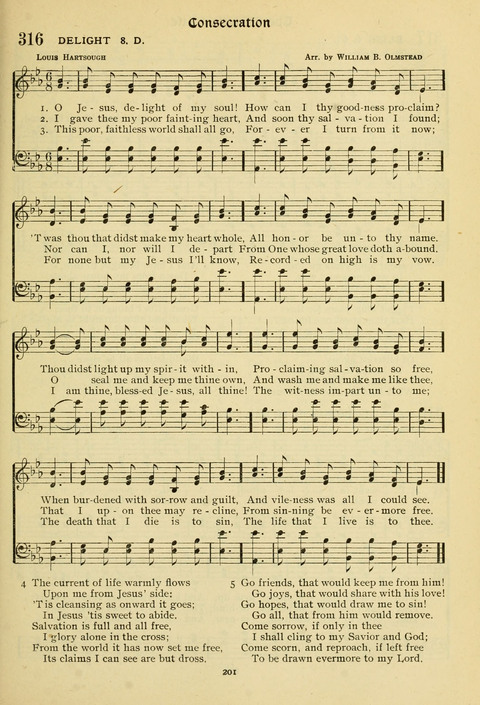 The Wesleyan Methodist Hymnal: Designed for Use in the Wesleyan Methodist Connection (or Church) of America page 201