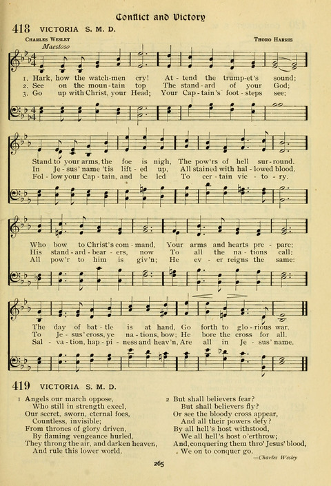 The Wesleyan Methodist Hymnal: Designed for Use in the Wesleyan Methodist Connection (or Church) of America page 265