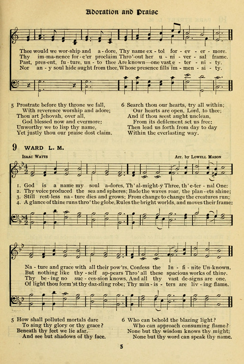 The Wesleyan Methodist Hymnal: Designed for Use in the Wesleyan Methodist Connection (or Church) of America page 5