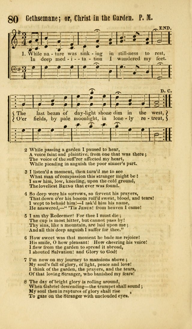 The Wesleyan Psalmist, or Songs of Canaan: a collection of hymns and tunes designed to be used at camp-meetings, and at class and prayer meetings, and other occasions of social devotion page 87