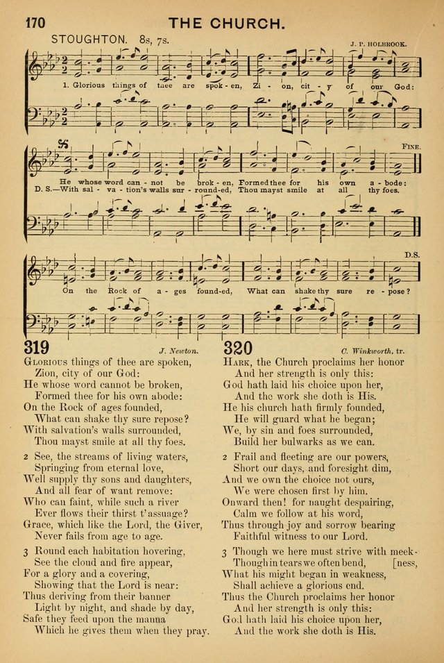 Worship in Song: a selection of hymns and tunes for the Service of the Sanctuary  page 170