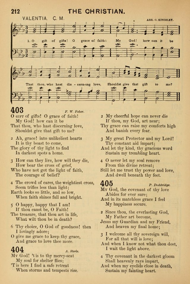 Worship in Song: a selection of hymns and tunes for the Service of the Sanctuary  page 212