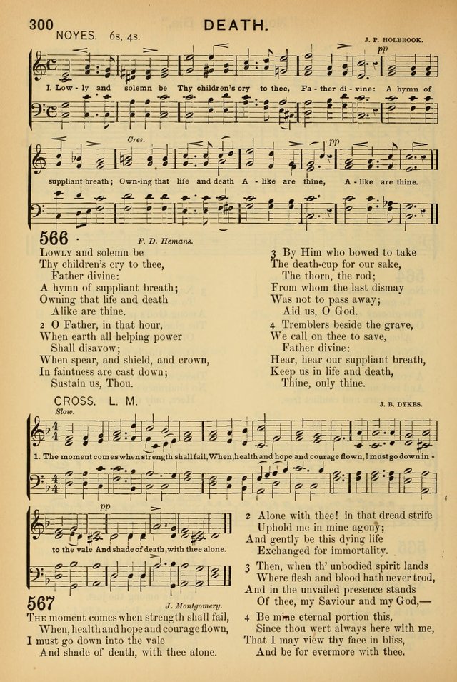 Worship in Song: a selection of hymns and tunes for the Service of the Sanctuary  page 300