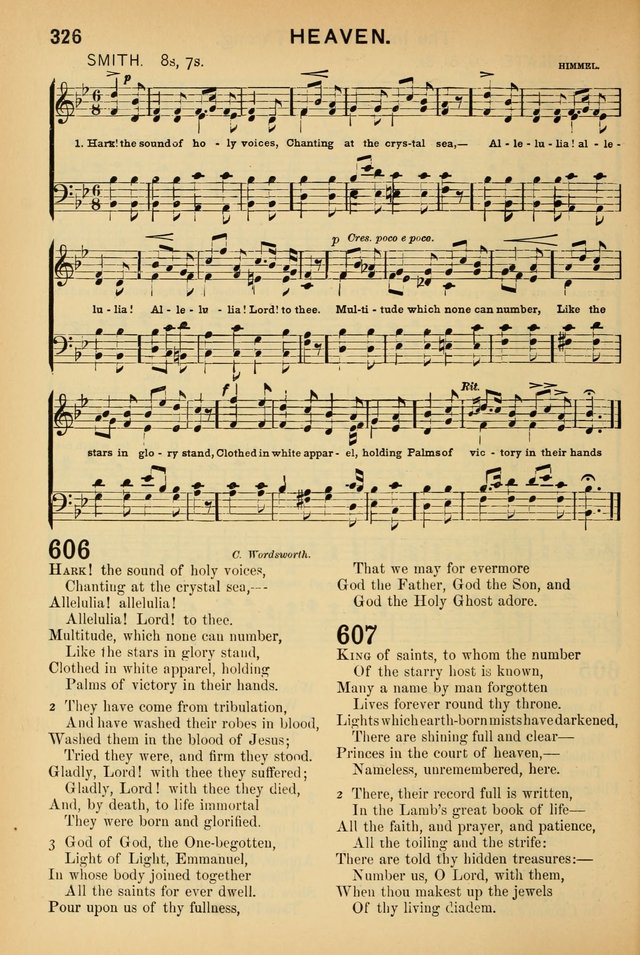 Worship in Song: a selection of hymns and tunes for the Service of the Sanctuary  page 326