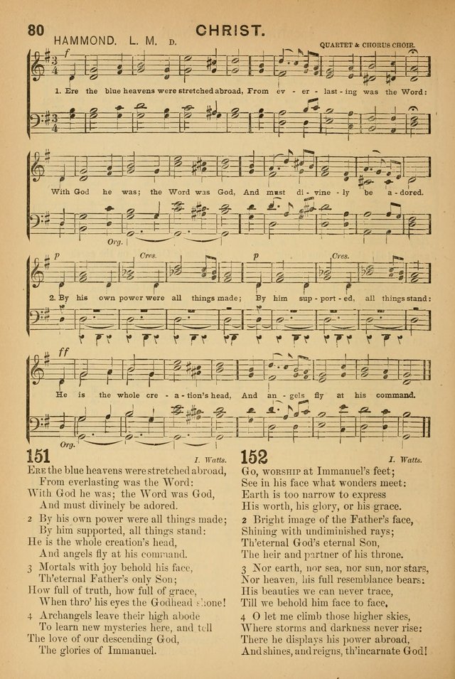 Worship in Song: a selection of hymns and tunes for the Service of the Sanctuary  page 80