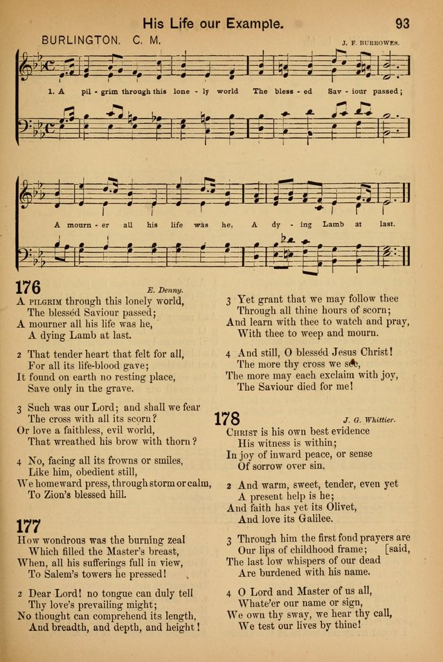 Worship in Song: a selection of hymns and tunes for the Service of the Sanctuary  page 93