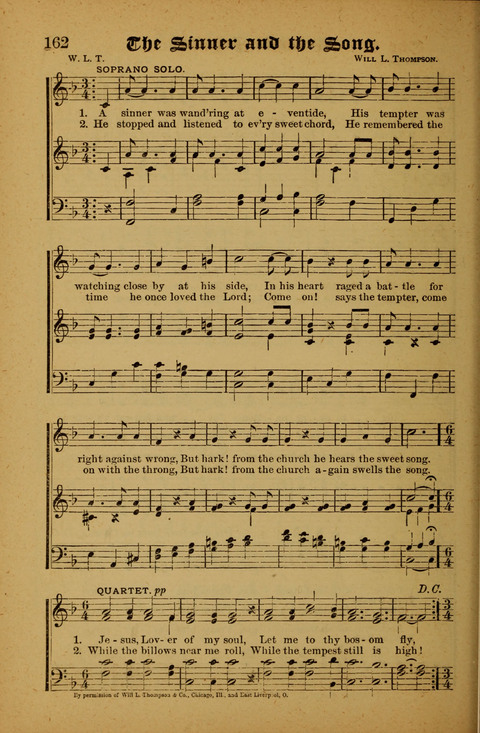 Winning Songs: for use in meetings for Christian worship or work page 162