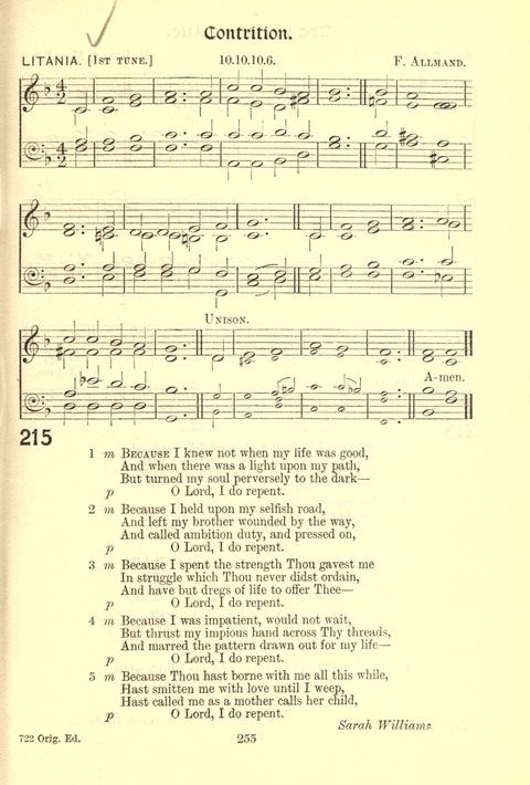 Worship Song: with accompanying tunes page 255