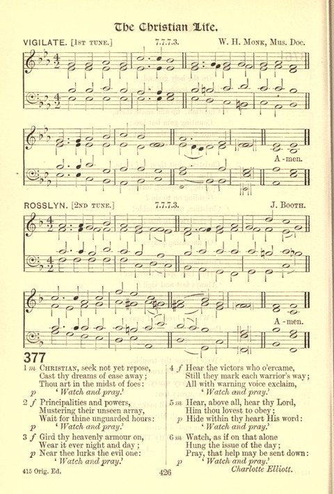 Worship Song: with accompanying tunes page 426