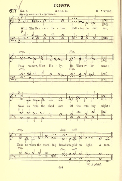 Worship Song: with accompanying tunes page 688