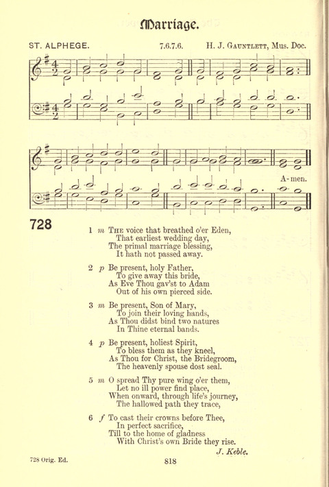 Worship Song: with accompanying tunes page 818