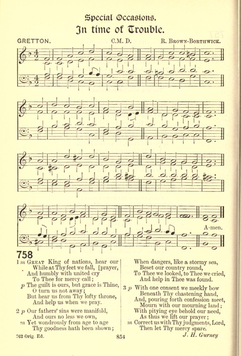 Worship Song: with accompanying tunes page 854