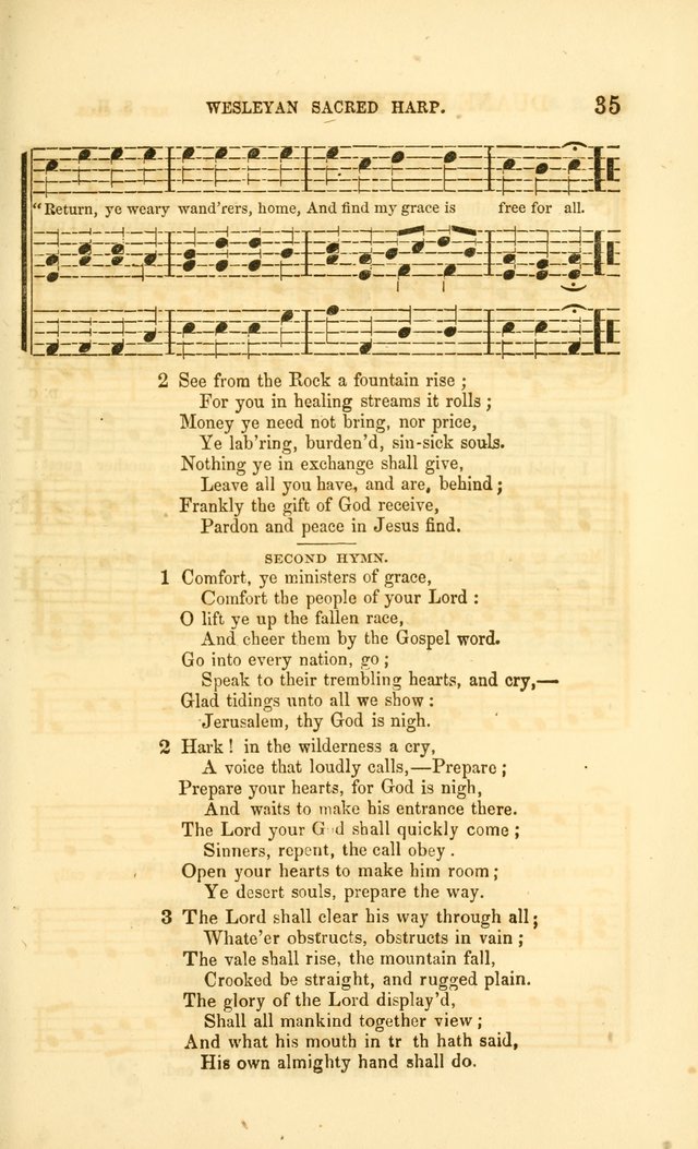 The Wesleyan Sacred Harp: a collection of choice tunes and hymns for prayer class and camp meetings, choirs and congregational singing page 42