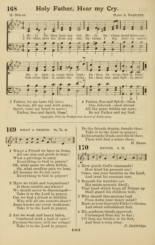Westminster Sabbath School Hymnal, a collection of hymns and tunes for use in sabbath-schools and social meetings page 123