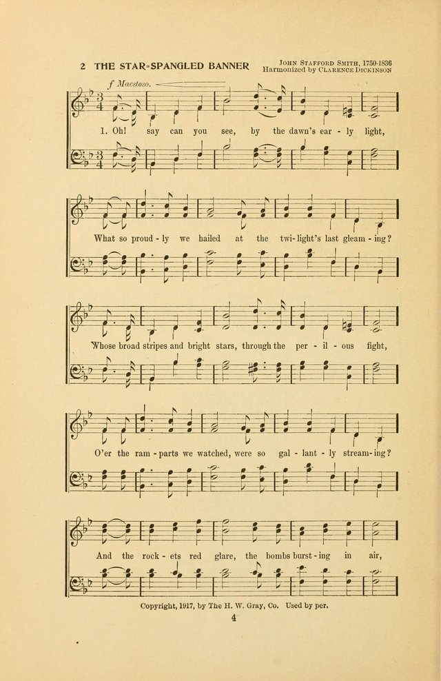 War-Time Hymns page 4