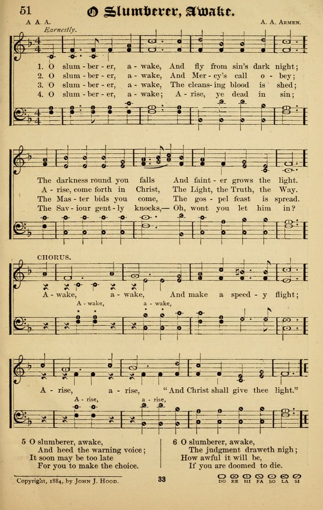 The Welcome Voice: a collection of gospel hymns and songs page 33