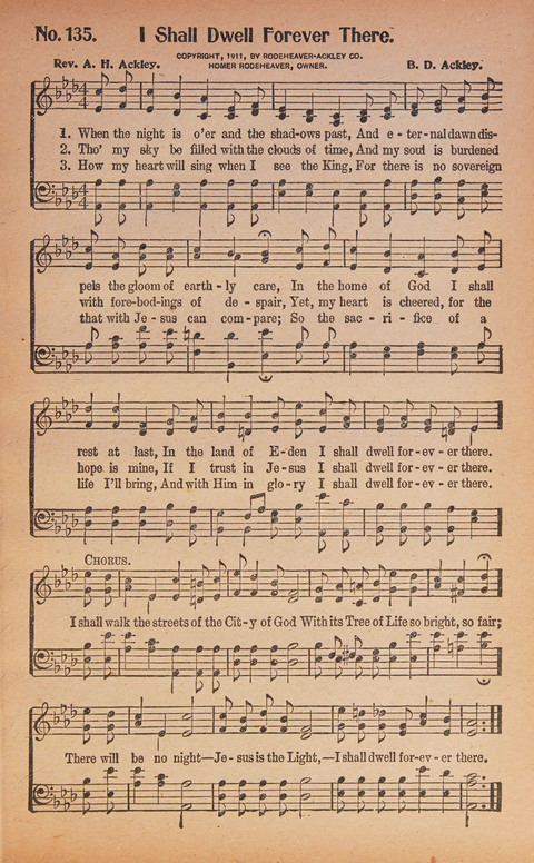 World Wide Revival Songs: for the Church, Sunday School and Evangelistic Meetings page 135