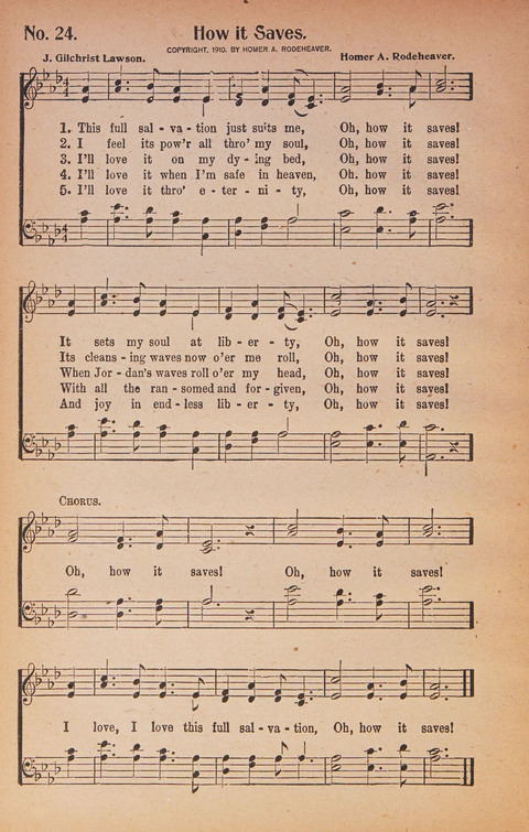World Wide Revival Songs: for the Church, Sunday School and Evangelistic Meetings page 24
