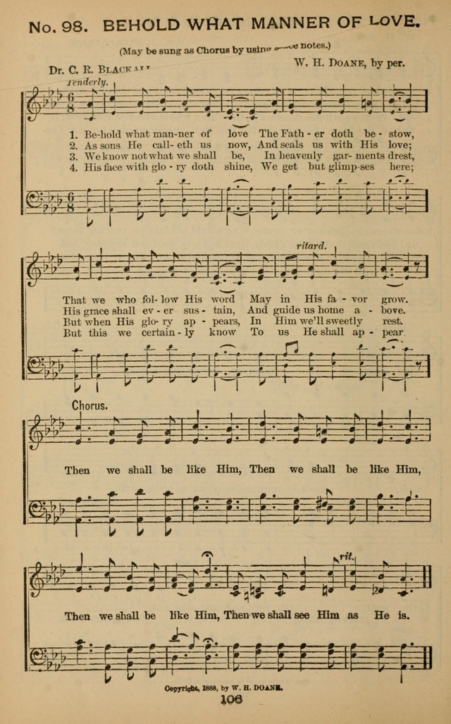 Windows of Heaven: hymns new and old for the church, sunday school and home (New ed.) page 106