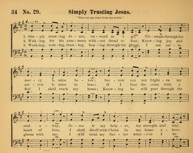 The Way of Life: for the Sunday-school. a valuable collection of songs both new and standard, carefully selected and arranged for this work page 34