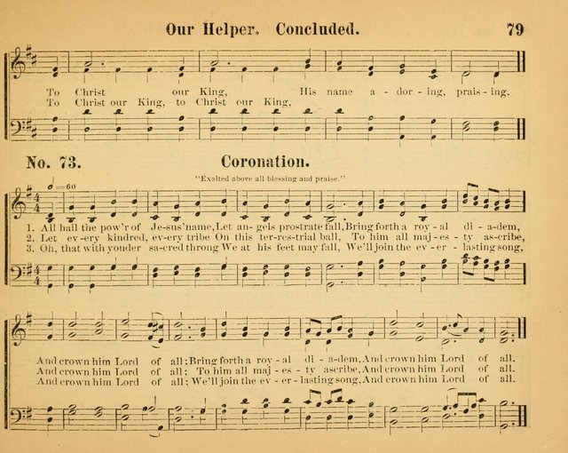 The Way of Life: for the Sunday-school. a valuable collection of songs both new and standard, carefully selected and arranged for this work page 79
