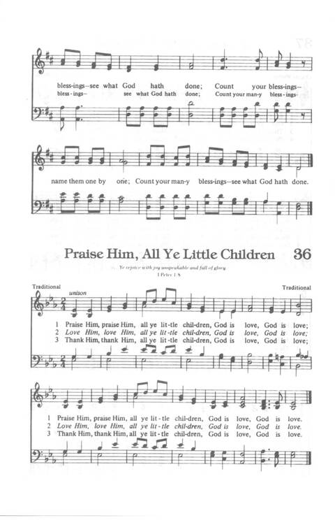 Yes, Lord!: Church of God in Christ hymnal page 37