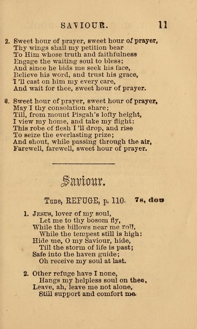 The Y. M. Christian Association Hymn-Book, with Tunes. page 11