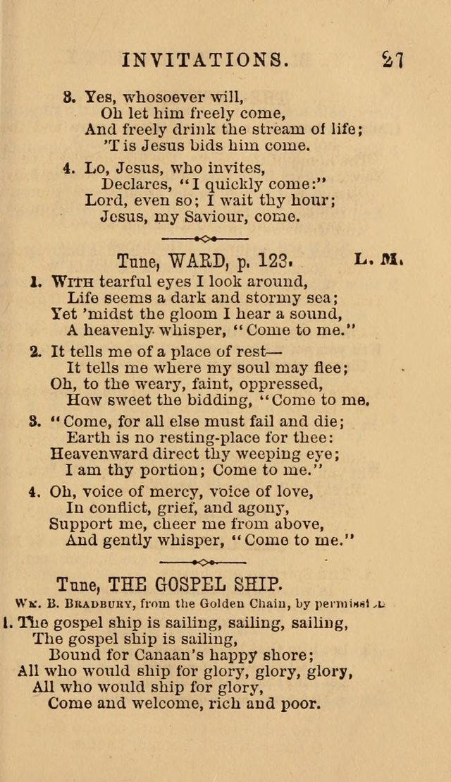 The Y. M. Christian Association Hymn-Book, with Tunes. page 27