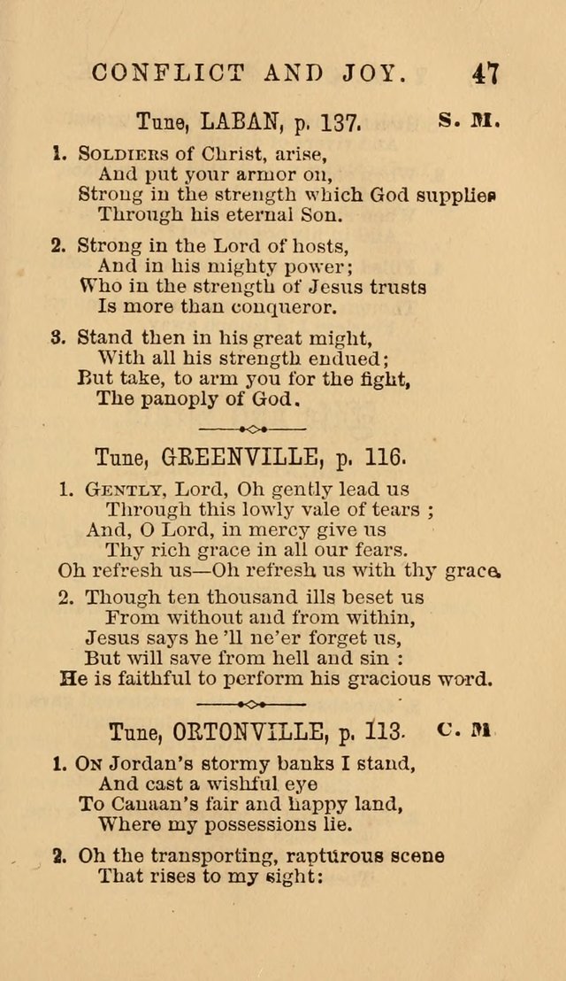 The Y. M. Christian Association Hymn-Book, with Tunes. page 47