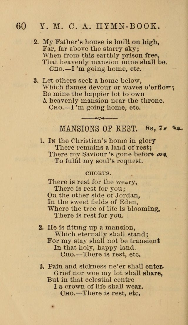 The Y. M. Christian Association Hymn-Book, with Tunes. page 60