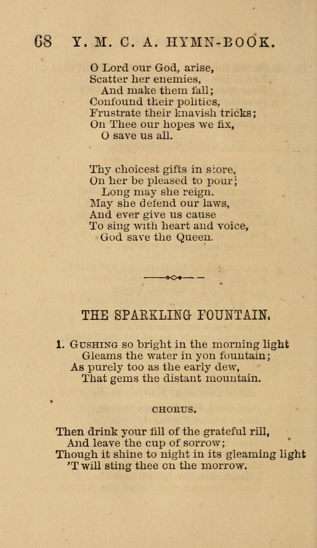 The Y. M. Christian Association Hymn-Book, with Tunes. page 68