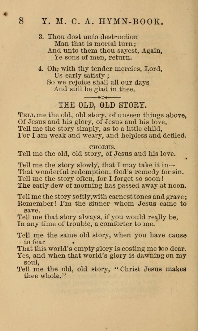 The Y. M. Christian Association Hymn-Book, with Tunes. page 8