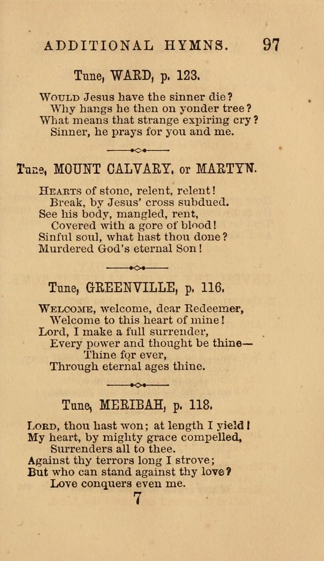 The Y. M. Christian Association Hymn-Book, with Tunes. page 97