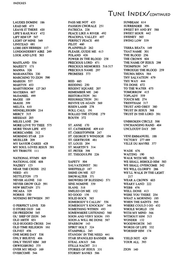African American Heritage Hymnal page 1125