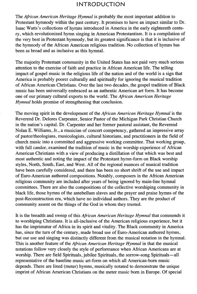 African American Heritage Hymnal page 5