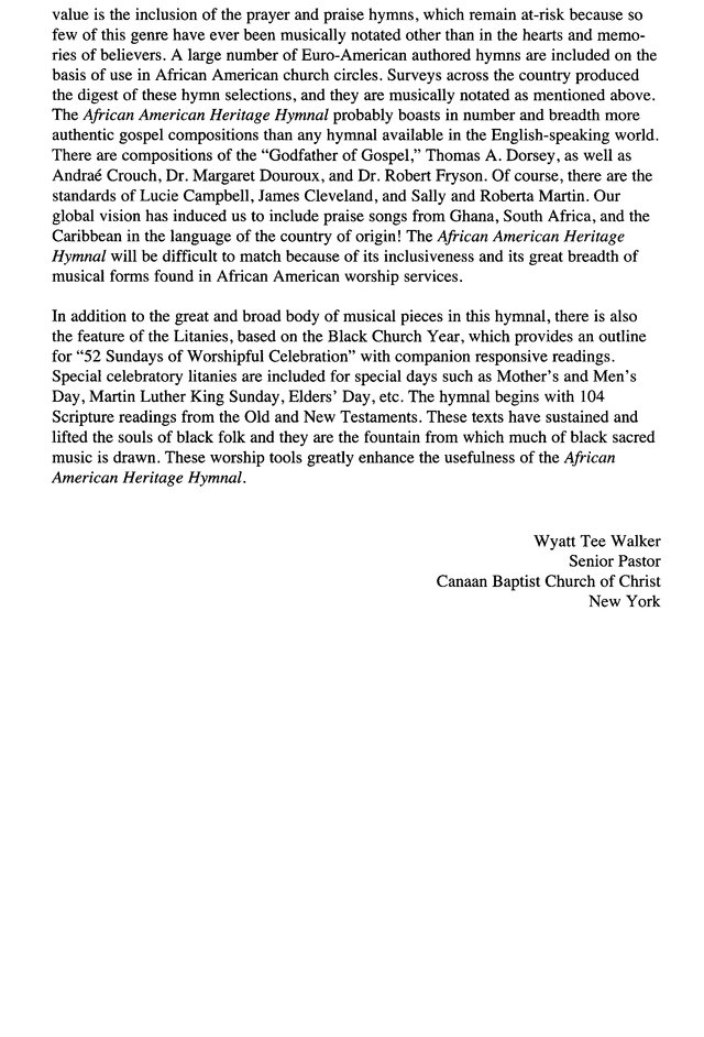 African American Heritage Hymnal page 6