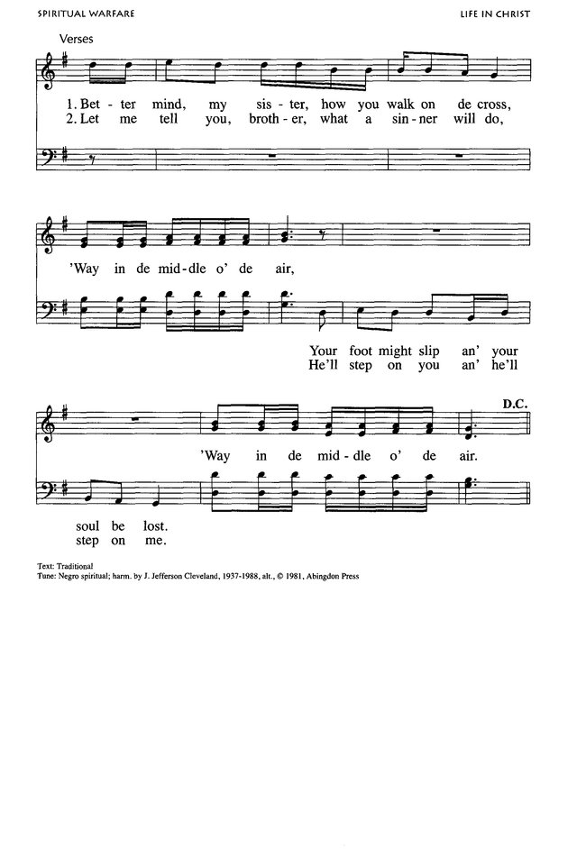 African American Heritage Hymnal page 757