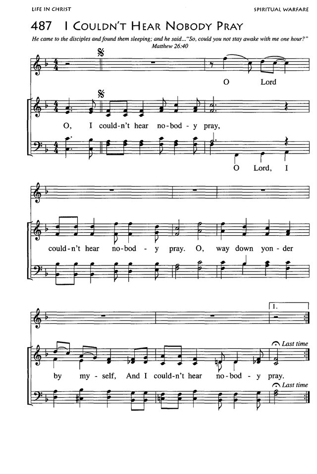 African American Heritage Hymnal page 760