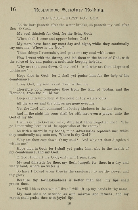American Church and Church School Hymnal: a new religious educational hymnal page 16
