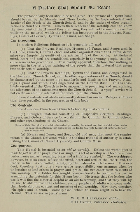 American Church and Church School Hymnal: a new religious educational hymnal page 2