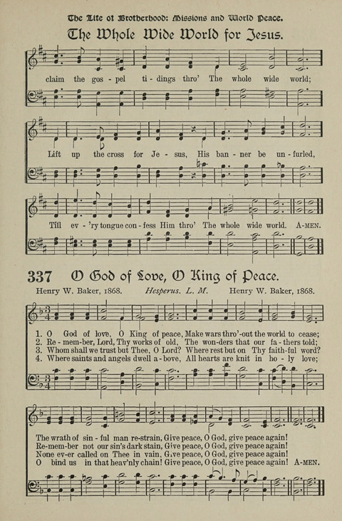 American Church and Church School Hymnal: a new religious educational hymnal page 327