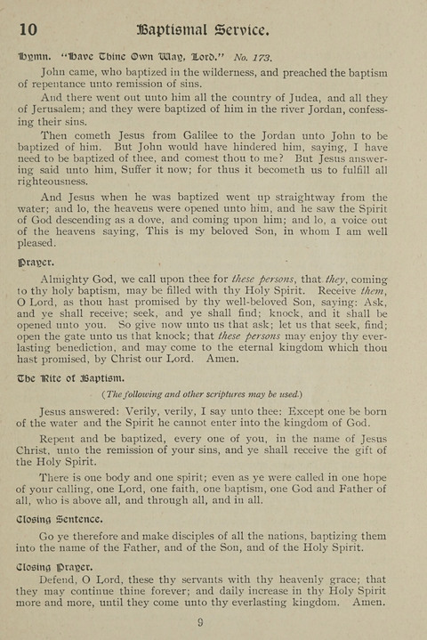 American Church and Church School Hymnal: a new religious educational hymnal page 9