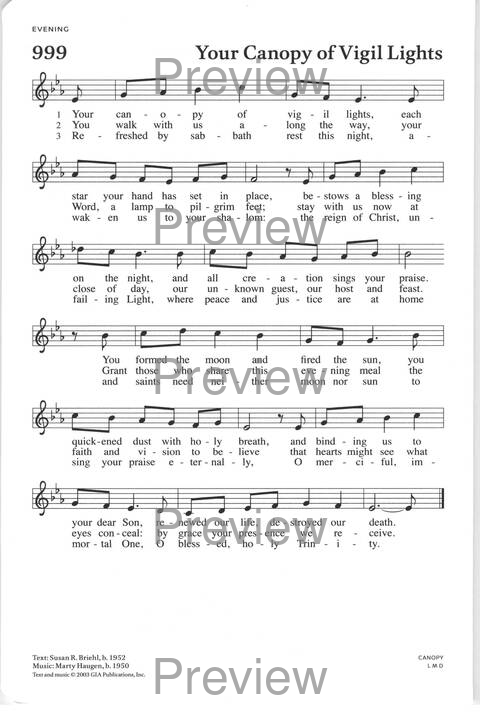 All Creation Sings: Evangelical Lutheran worship supplement page 165