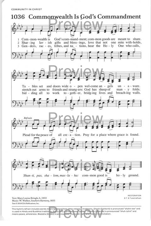 All Creation Sings: Evangelical Lutheran worship supplement page 203