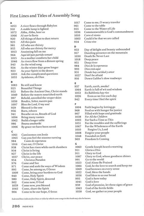 All Creation Sings: Evangelical Lutheran worship supplement page 295