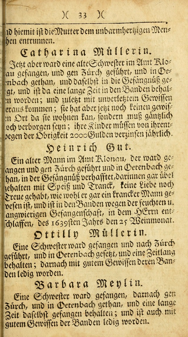 Ausbund, das ist Etliche Schöne Christliche Lieder wie sie in dem Gefängnüss zu Bassau in dem Schloß von den Schweitzer-Brüdern, und von anderen rechtgläubigen Christen hin und her gedichtet worden... page 855