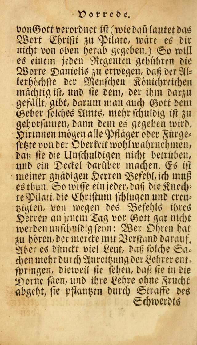 Ausbund, das ist Etliche Schöne Christliche Lieder wie sie in dem Gefängnüss zu Bassau in dem Schloß von den Schweitzer-Brüdern, und von anderen rechtgläubigen Christen hin und her gedichtet worden... page x