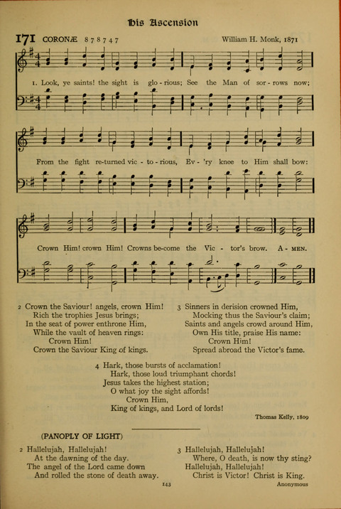 The American Hymnal for Chapel Service page 143